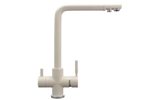 Смеситель Ulgran Quartz UQ-016-02 для кухонной мойки, бежевый