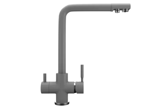 Смеситель Ulgran Quartz UQ-016-09 для кухонной мойки, асфальт