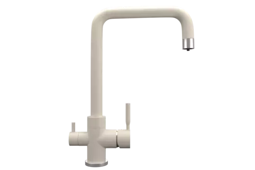 Смеситель Ulgran Quartz UQ-019-02 для кухонной мойки, бежевый
