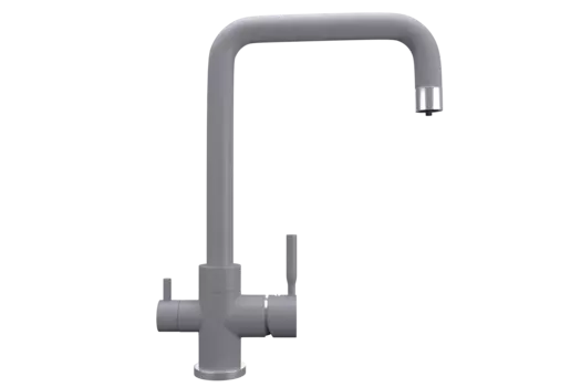 Смеситель Ulgran Quartz UQ-019-05 для кухонной мойки, бетон