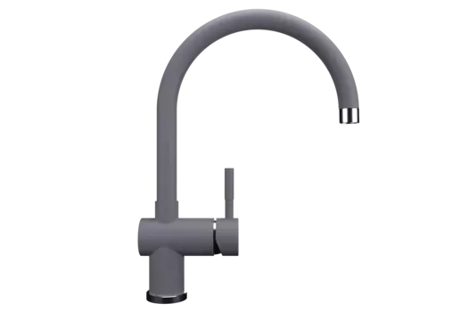 Смеситель Ulgran Quartz UQ-021-05 для кухонной мойки, бетон