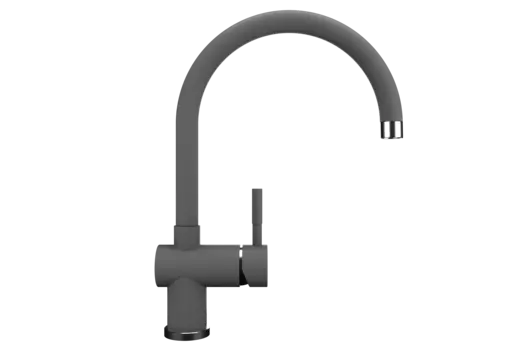 Смеситель Ulgran Quartz UQ-021-09 для кухонной мойки, асфальт