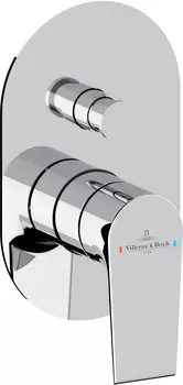 Смеситель Villeroy & Boch Liberty TVS10700200061 С ВНУТРЕННЕЙ ЧАСТЬЮ, для ванны с душем
