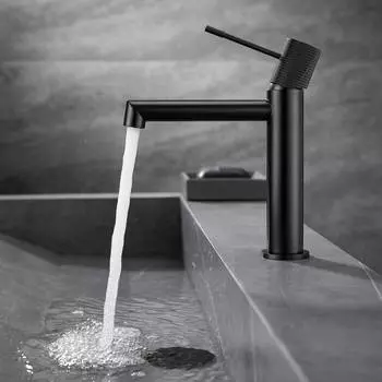 Смеситель Vincea Desire VBF-1D1MB для раковины, черный