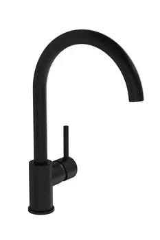 Смеситель VitrA Minimax S A4209136EXP для кухонной мойки, матовый черный