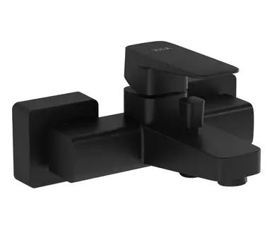 Смеситель VitrA Root Square A4273736EXP для ванны с душем, черный матовый