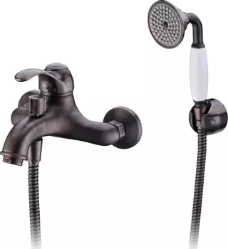 Смеситель WasserKRAFT Isar 1301 для ванны с душем, темная бронза