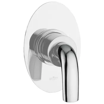 Смеситель Webert Aria AC0680844 С ВНУТРЕННЕЙ ЧАСТЬЮ, для душа, белый