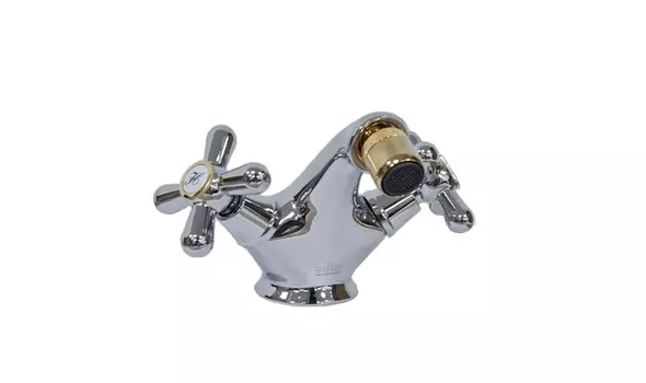 Смеситель Webert Armony AM710102017 для биде, золото, хром