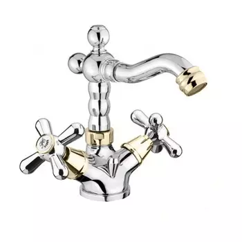 Смеситель Webert Armony AM710402017 для биде, хром золото