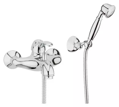 Смеситель Webert Aurora AU850101015(153) для ванны с душем хром