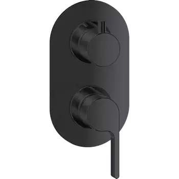 Смеситель Webert DoReMi DR860101560 С ВНУТРЕННЕЙ ЧАСТЬЮ для ванны и душа, черный матовый