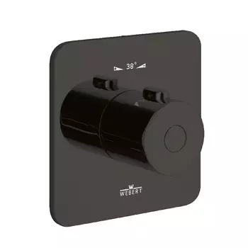 Смеситель Webert Living LV972101560 С ВНУТРЕННЕЙ ЧАСТЬЮ для душа, черный матовый