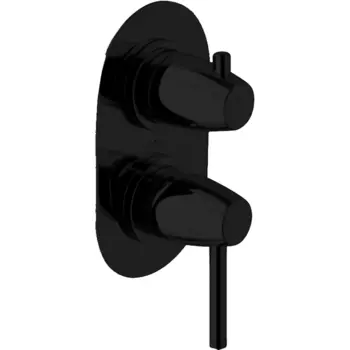 Смеситель Webert Opera moderna OE860101560 С ВНУТРЕННЕЙ ЧАСТЬЮ для душа, черный матовый