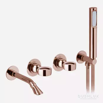 Смеситель Webert Opera OA860312065 для ванны с душем бронза матовый