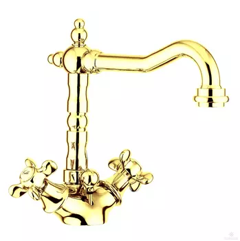 Смеситель Webert Ottocento OT700302010 для раковины золото