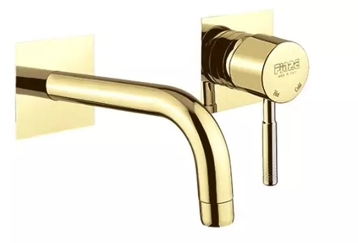 Смеситель Webert Rimini RI830605794 для раковины, золото матовое