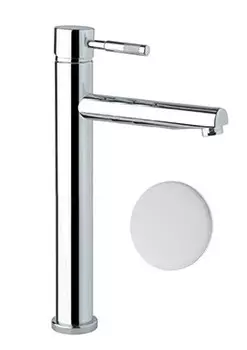 Смеситель Webert Rimini RI831402740 для раковины, белый матовый