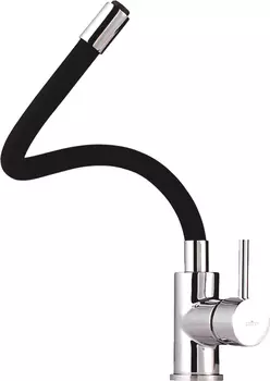 Смеситель Webert Viper VP920602564 для кухонной мойки, черный/хром