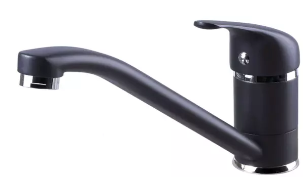 Смеситель Zigmund & Shtain ZS 0200 (черный базальт) для кухонной мойки