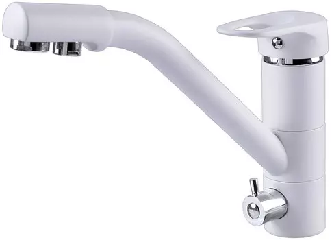 Смеситель Zigmund & Shtain ZS 1100 (белый жемчуг) для кухонной мойки