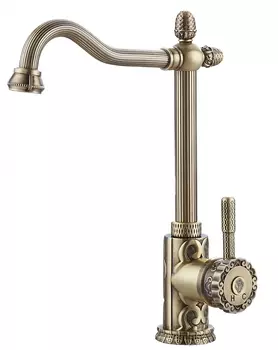 Смеситель Zorg Antic A 124K-BR для кухни бронза