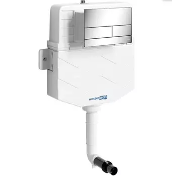 Смывной бачок скрытого монтажа WasserKRAFT Aller 10TLT.031.ME.CH04