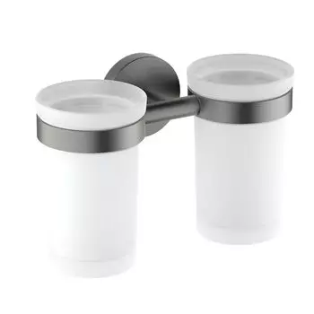 Стакан Aquatek Европа AQ4117BGM оружейная сталь