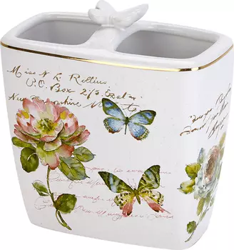 Стакан Avanti Butterfly Garden для зубных щеток
