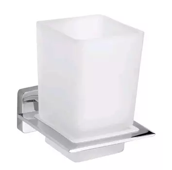 Стакан Bemeta Niki 153110052 хром/стекло матовое