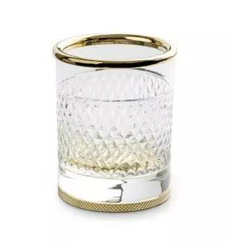 Стакан Boheme Aura 10252-G настольный, золото