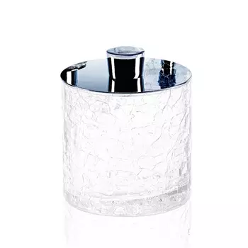 Стакан Decor Walther Crack DMD с крышкой хром