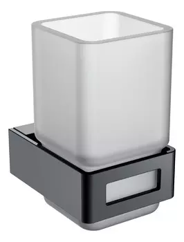 Стакан для зубных щеток Boheme Q 10944-SGM антрацит глянец