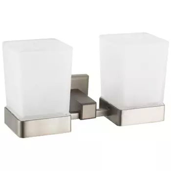 Стакан Felice Argento FL 1029 NICHEL настенный, двойной