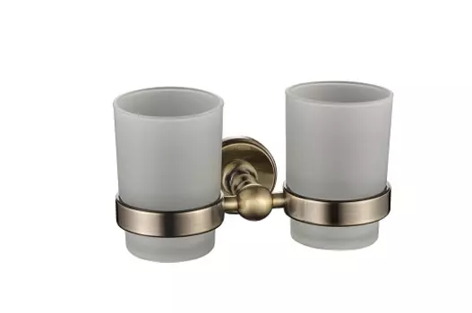 Стакан Felice Successo N 1029 BRONZO настенный, двойной
