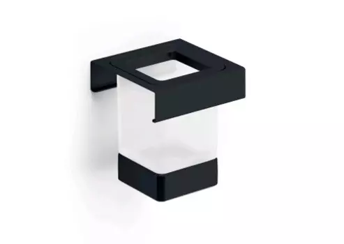 Стакан Inda Indissima Barra A8810MNE21 черный матовый/матовое стекло