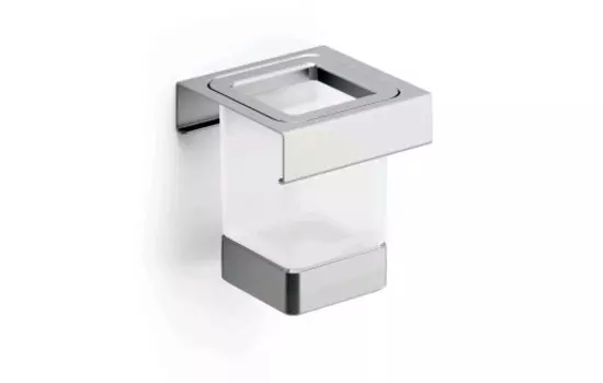 Стакан Inda Indissima Barra A8810MNS21 сталь/матовое стекло