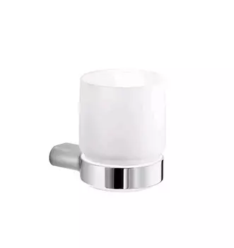 Стакан Inda Mito A2010NCR + R00100007 настенный, хром/матовое стекло