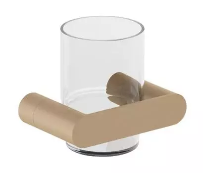 Стакан Nofer Verona 16881.G золото матовое