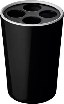 Стакан Ridder Fashion 2001210 для зубных щёток, черный