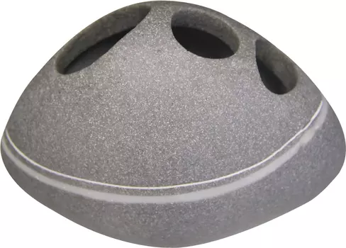 Стакан Ridder Little Rock 22190207 для зубных щеток, серый