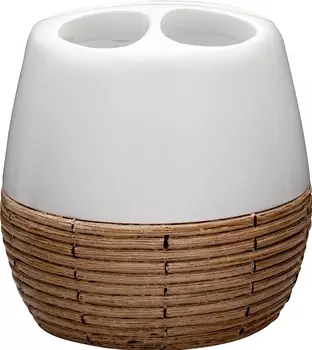 Стакан Ridder Safari 2151201 для зубных щёток, белый