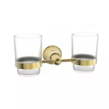 Стакан Rose RG1922E двойной золото