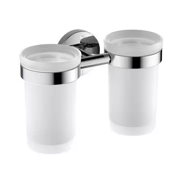 Стакан Schein Kahlo 9132CH двойной, хром