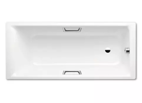 Стальная ванна Kaldewei Ambiente Puro Star 655 с покрытием Easy-Clean 180x80 см 255500013001