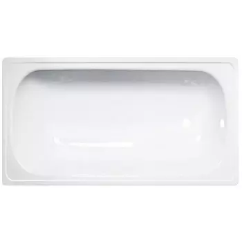 Стальная ванна ВИЗ Antika 120x70 с ножками, белая орхидея