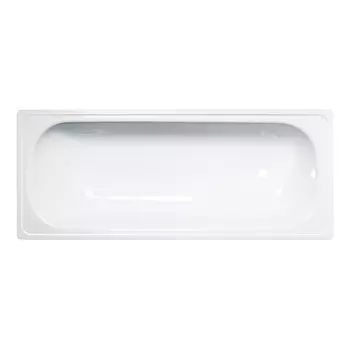 Стальная ванна ВИЗ Antika 150х70 с ножками, белая орхидея