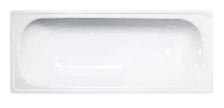 Стальная ванна ВИЗ Antika 160x70 с ножками, белая орхидея