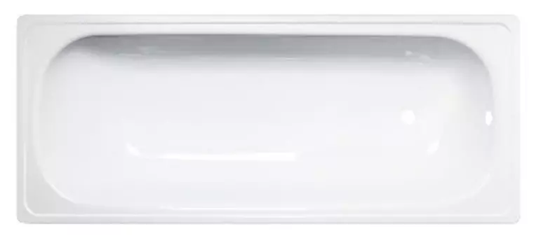 Стальная ванна ВИЗ Antika 170x70 с ножками, белая орхидея