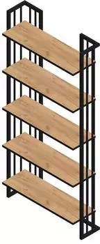 Стеллаж Sanflor Тетрис 150 черный муар